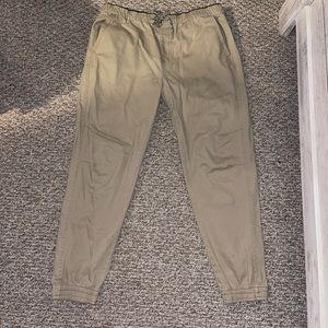 Plugg brand Men’s khaki joggers